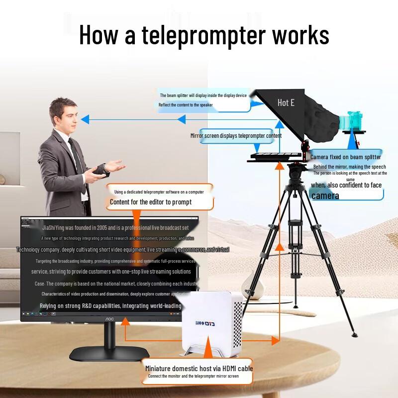 Jiashiying JS20T Professional Teleprompter
