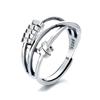 Ring Bead Silver Stress Relief Anxiety Transfer Bead Fashion Accessory Women