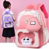 Bag Soft School Polyester Lining Simple Design Middle Class Children Travel Bags