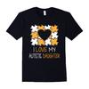 I Love My Autistic Daughter T-Shirt Autism Dad Mom Summer Cotton Short Sleeve O-Neck Unisex T Shirt New S-3XL