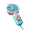 Cute USB Rechargeable Mini Fan Cartoon Portable Silent Handheld Fan for Students Dormitory Girls