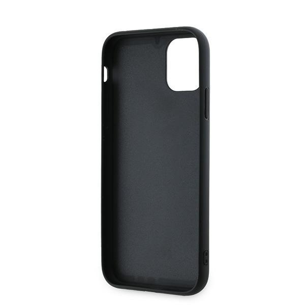 Karl Lagerfeld KLHCN61PQDSMGK iPhone 11 / Xr 6.1" Black/black Hardcase Diagonal Quilted Script