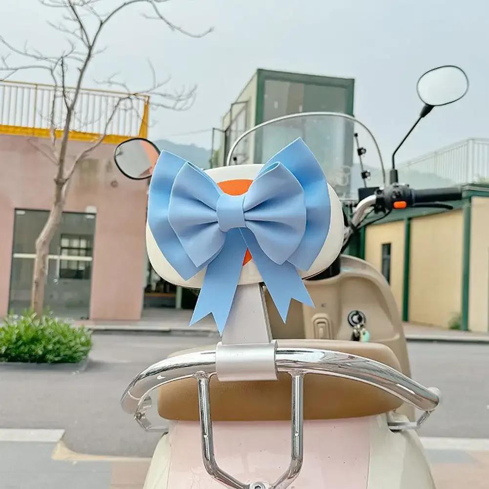 Car Motorcycle Body Helmet Decoration Electric Bike Rear Mirror Ornament PE Bow For Motocross Full Face Off Road Helmet Sticker