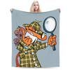 Coperta Calda per Adulti da Campeggio Mort & Phil Mortadelo y Filemón Plaid Coperta in Flanella per Divano Copridivano alla Moda