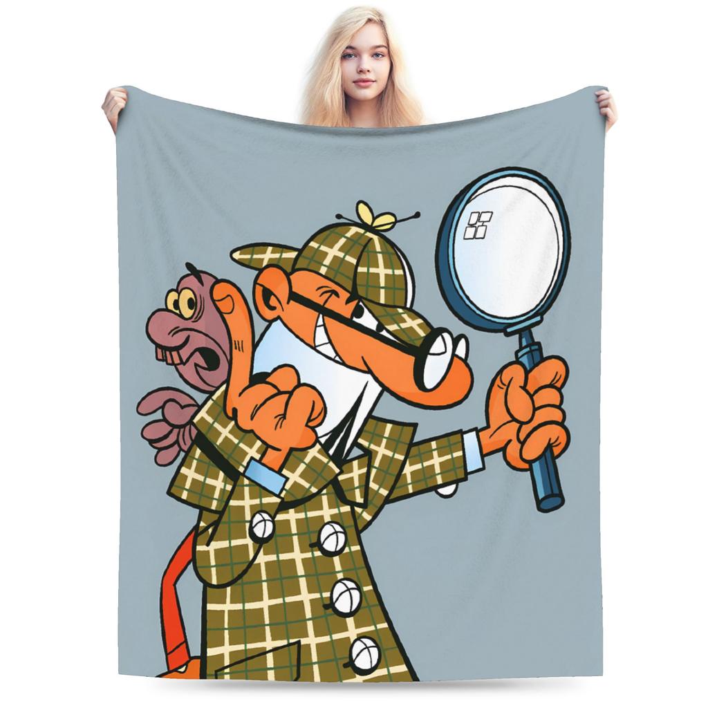 Coperta Calda per Adulti da Campeggio Mort & Phil Mortadelo y Filemón Plaid Coperta in Flanella per Divano Copridivano alla Moda
