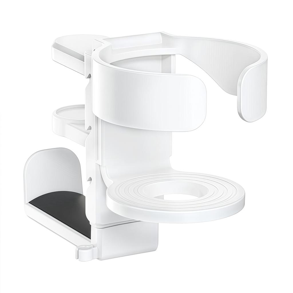 Cup Holder Black Headphone Hanger Efficient Organization Multi-Functional Use Versatile Compatibility Secure Grip
