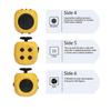 Fidget Cube Hračka,EDC Hračky pro neustálé hraní, Hračky pro úlevu od stresu,Senzorická hračka proti úzkosti a stresu pro dospělé, děti, autismus, ADHD 6 stran