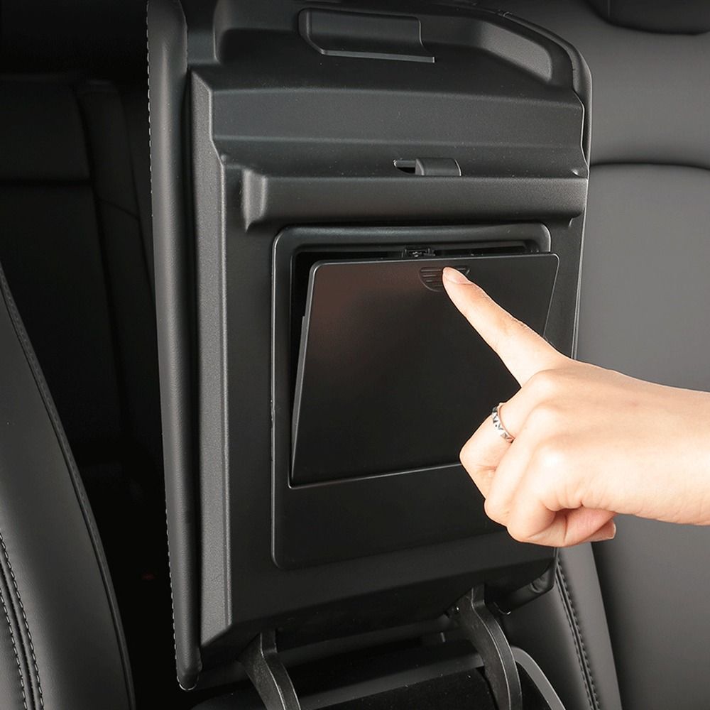

Hidden Car Armrest Holder Box Push Type Concealed Storage Box For Model 3/Y
