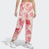 Adidas Originals Trefoil X Stella McCartney Floral Print Joggers With Elastic Waist And Cuffs Women Bottoms Pink HR8081