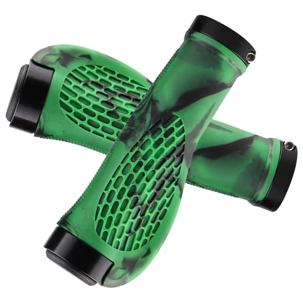 Mountain Bike Handlebar Grips Cycling Handlebar Sleeve Nonslip Bilateral Locks Cycling Handle Grips Easily To Install