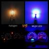WLJH Super Bright T5 74 27 37 73 Led Bulb Light with PC74 Twist Sockets for Automotive Dash trument Panel Cluster Warning Indicator Backlighting