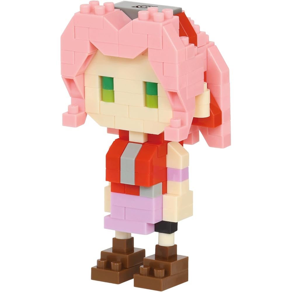 Kawada nanoblock Naruto Shippuden Sakura Figure 160 Pieces Building Set for Ages 12 and Up