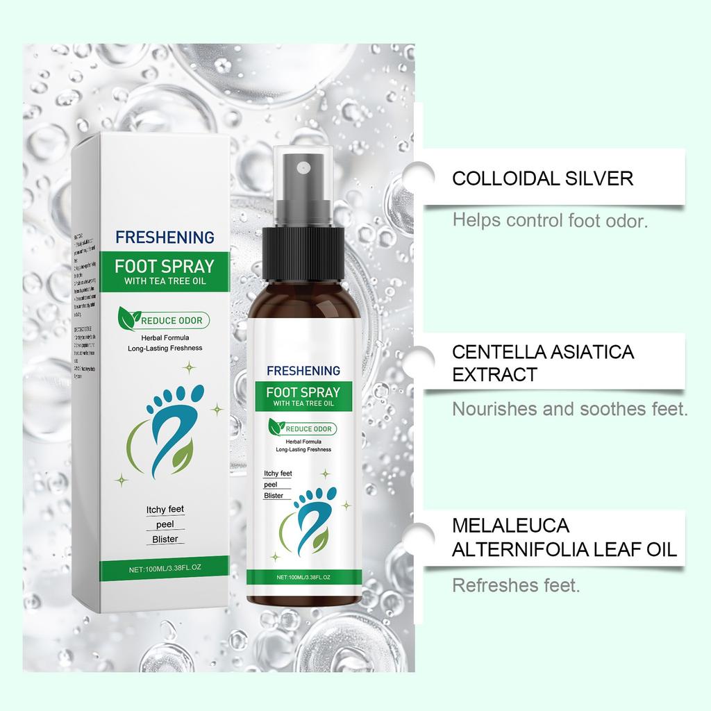 Foot Peeling Spray Exfoliating Hydrating Remove Hard Dead Skin Hand Foot Care  100ML