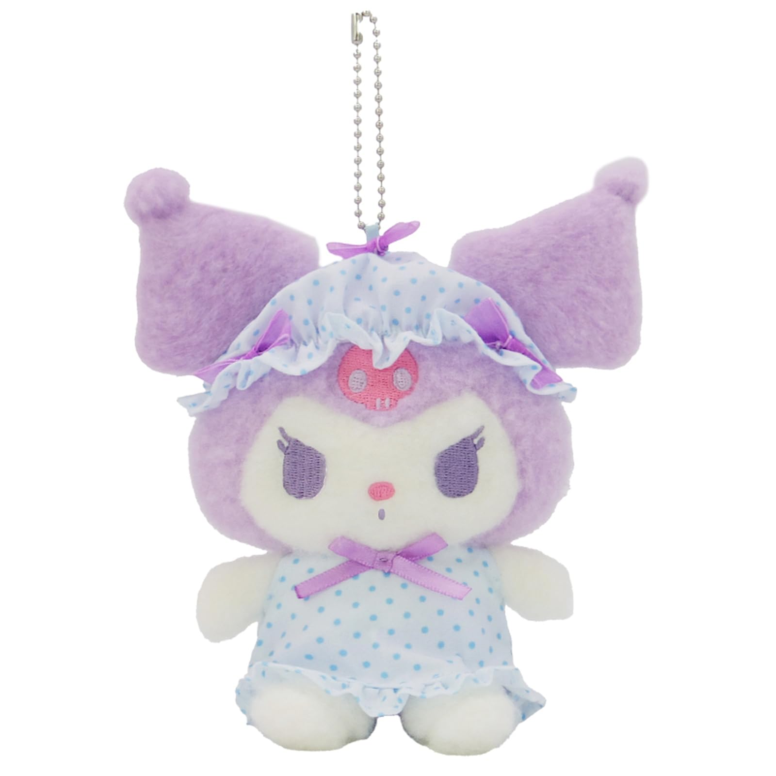 

Nakajima Corporation Sanrio Characters Nightcap Ribbon Kuromi Mascot 213877-25 H15 x W13 x D9.5cm