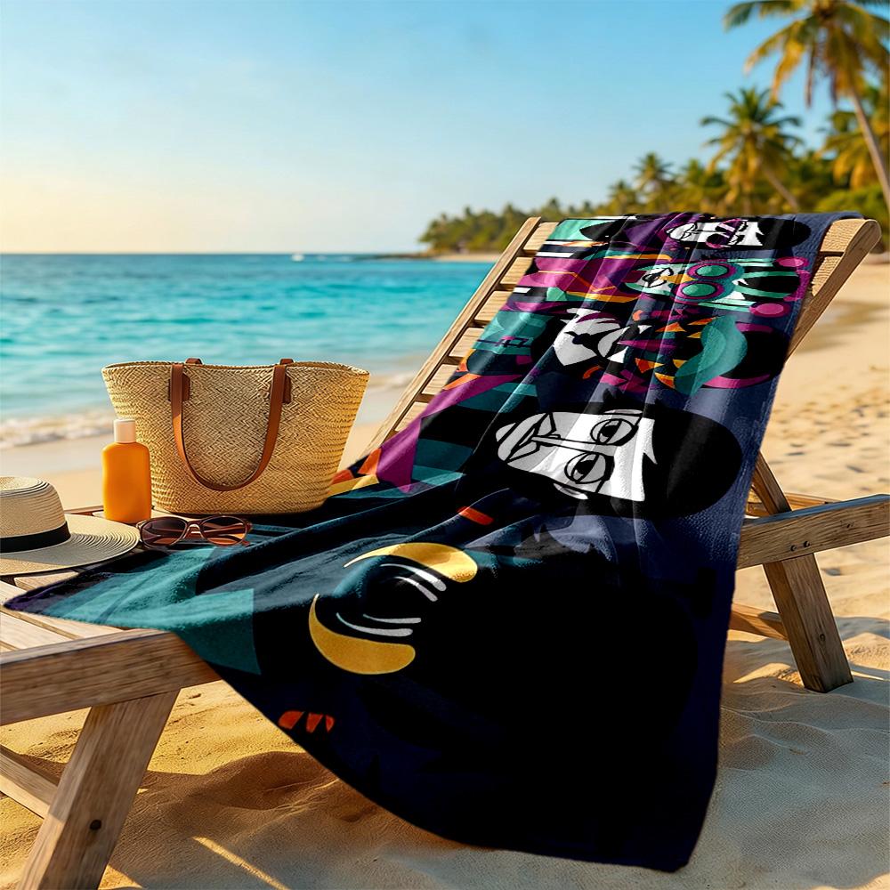 Incredibox Beach Towel High Absorbency & Quick-Dry Comfortable Lightweight Perfect for Traveling Yoga Camping and Swimming