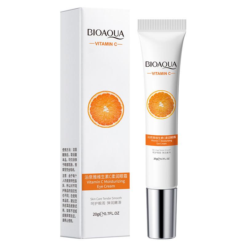 BIOAQUA Vitamin C Eye Cream Under Eye Dark Circle Remover Moisturizes Brightening Eyes Contour Eyes Skin Care Products