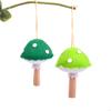 62KD Needle Felted Mushroom for Unique Bag Charm and Keychains 6Pack