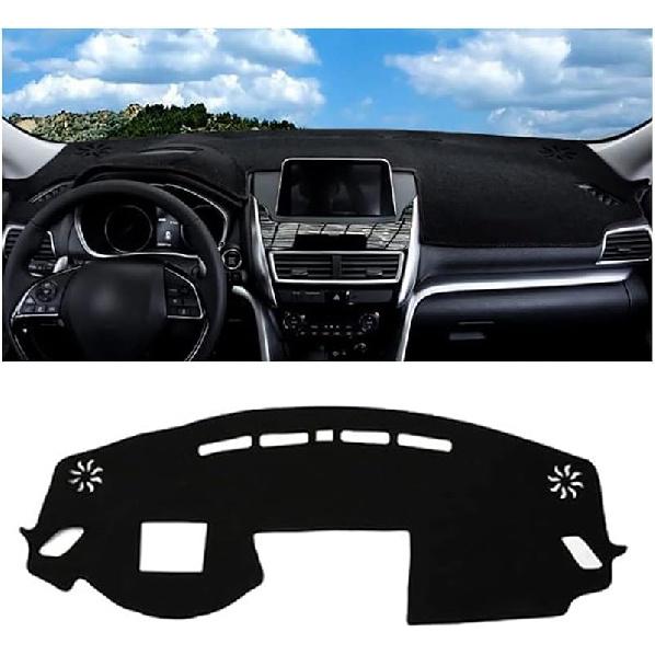 

Коврик на приборную панель автомобиля, для Mitsubishi Eclipse Cross 2017 2018 2019 2020-2022, противоскользящий коврик, накладка на приборную панель, аксессуары для интерьера LHD Black Side