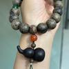 Nha Trang White Ky Nam Ebony Bead Car Hanging & Handheld Bracelet