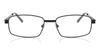 Full Rim Square Black Smartbuy Collection Lola 639d Fashion Unisex Eyeglasses