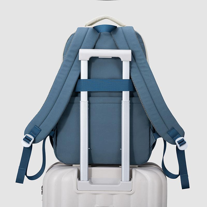 Contrast Patchwork Backpack Short-Distance Lightweight Backpack