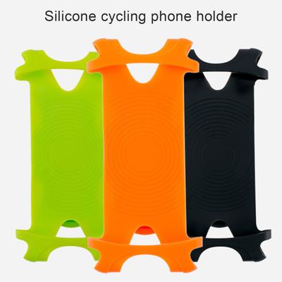 Fahrrad Handyhalterung Smartphone Fahrrad Ultraleichte Halterung Rutschfestes Design Universal Weich Elastisch Motorrad Silikon Handyhalterung