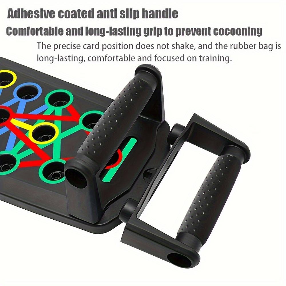 Liegestützbrett, multifunktionales Heim- und Fitnessstudio-Trainingsgerät, Liegestützhilfe, Brustmuskeltrainer, Krafttrainingsgerät (1 Stück)