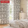 1PC Nuan Series French Retro Blackout Curtains with Butterfly Floral Print Thick Curtains for Bedroom Living Room Window for Home Decor