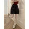 Sweet Hot Girl Apricot Polka Dot Skirt Women's New Summer Casual All-match Hip Skirt Short Skirt