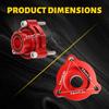 Black/Red Blow Off Adapter Valve Set For CT4 Cadillac Silverado Sierra 2.7 Turbo