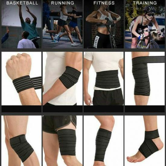 Elastic Wrist Knee Ankle Elbow Calf Arm Sport Bandage Brace Support Wrap Band