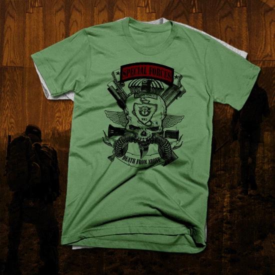 Army Special Forces Ranger T-Shirt Iraq Afghan War SERE Combat Veteran Military L