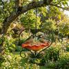 Retro Hanging Bird Feeder Heart Shape Bird Water Drinker Bird Food Container  Various Pet Birds