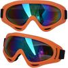 2Pcs Motorcycle Goggles With 2Pcs Balaclavas, Dirt Bike ATV Motocross Riding Racing Ski Goggle Safety Glasses