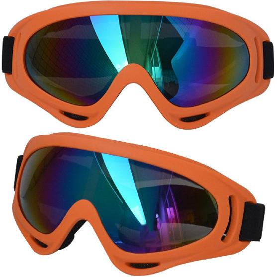 2Pcs Motorcycle Goggles With 2Pcs Balaclavas, Dirt Bike ATV Motocross Riding Racing Ski Goggle Safety Glasses