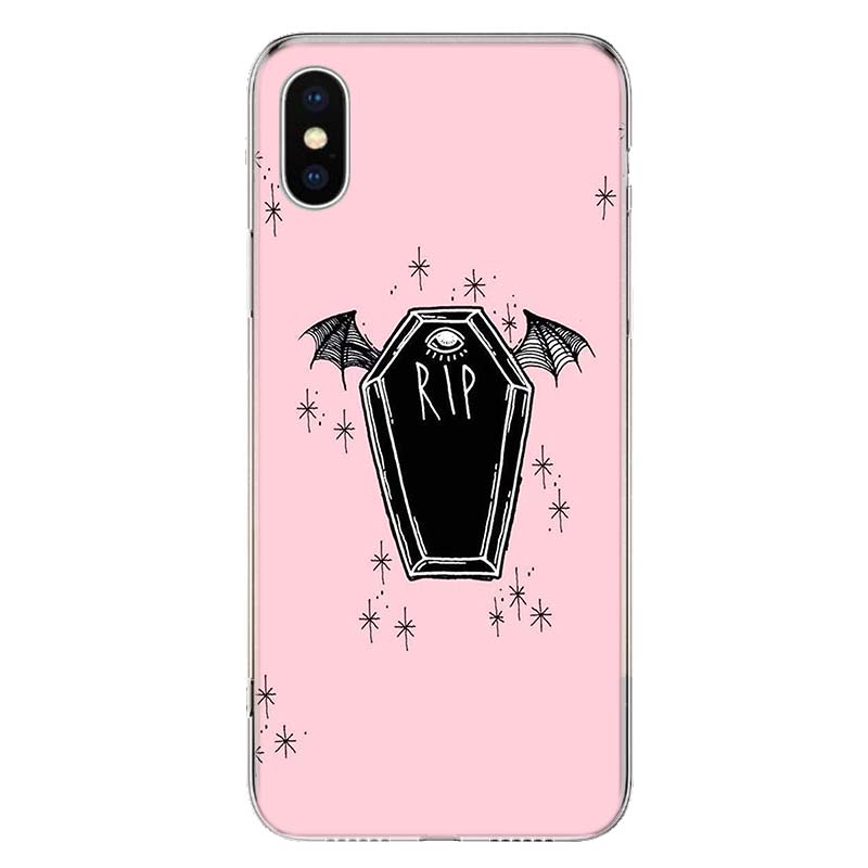 Pink Cat Skull Sorceress Witch Phone Case For iPhone 11 12 13 Mini 14 15 Plus 17 Air 16 Pro Max 16E 7 8 SE 2020 Customized Print