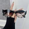 Vintage  Cat Eye Contrast Color Sunglasses Women Men Brand Gradient Sun Glasses Female Male Small Frame Retro
