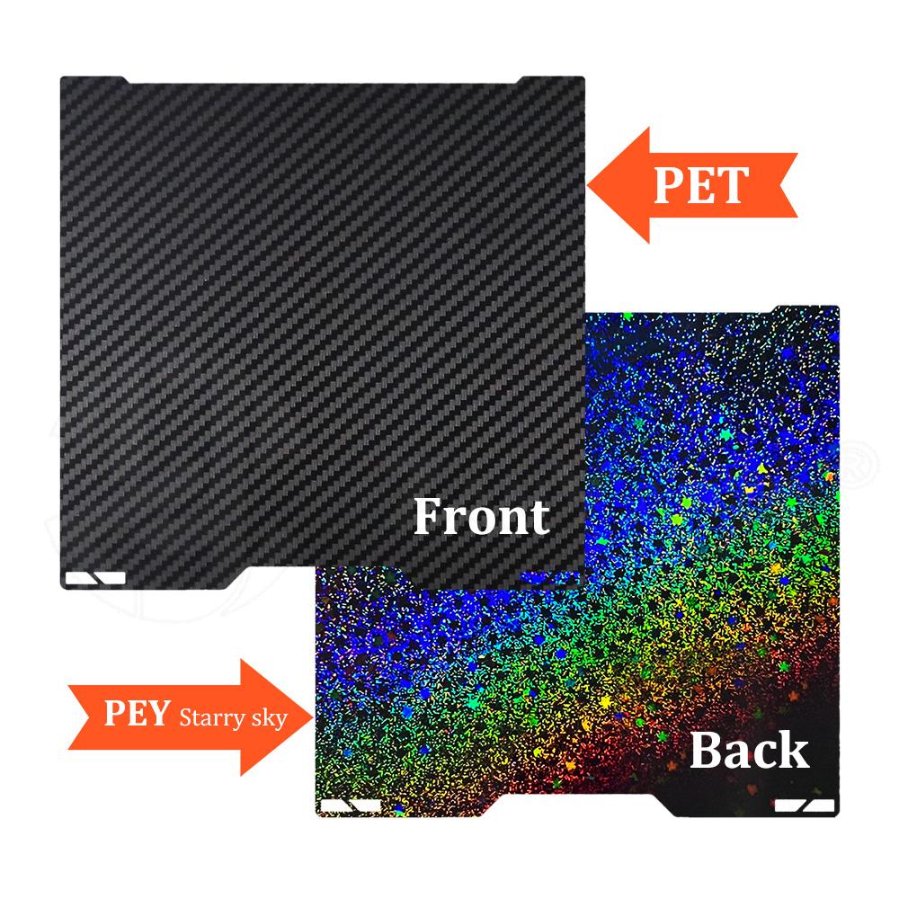 For Bambu Lab H2C PEO PET PEY PEI Build Plate 335x325mm Double Side Textured Sheet Smooth Heated Bed for 3D Printer Parts