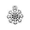 Snowmen Charms Snowflake Pendants For Winter Christmas Themed Jewelry