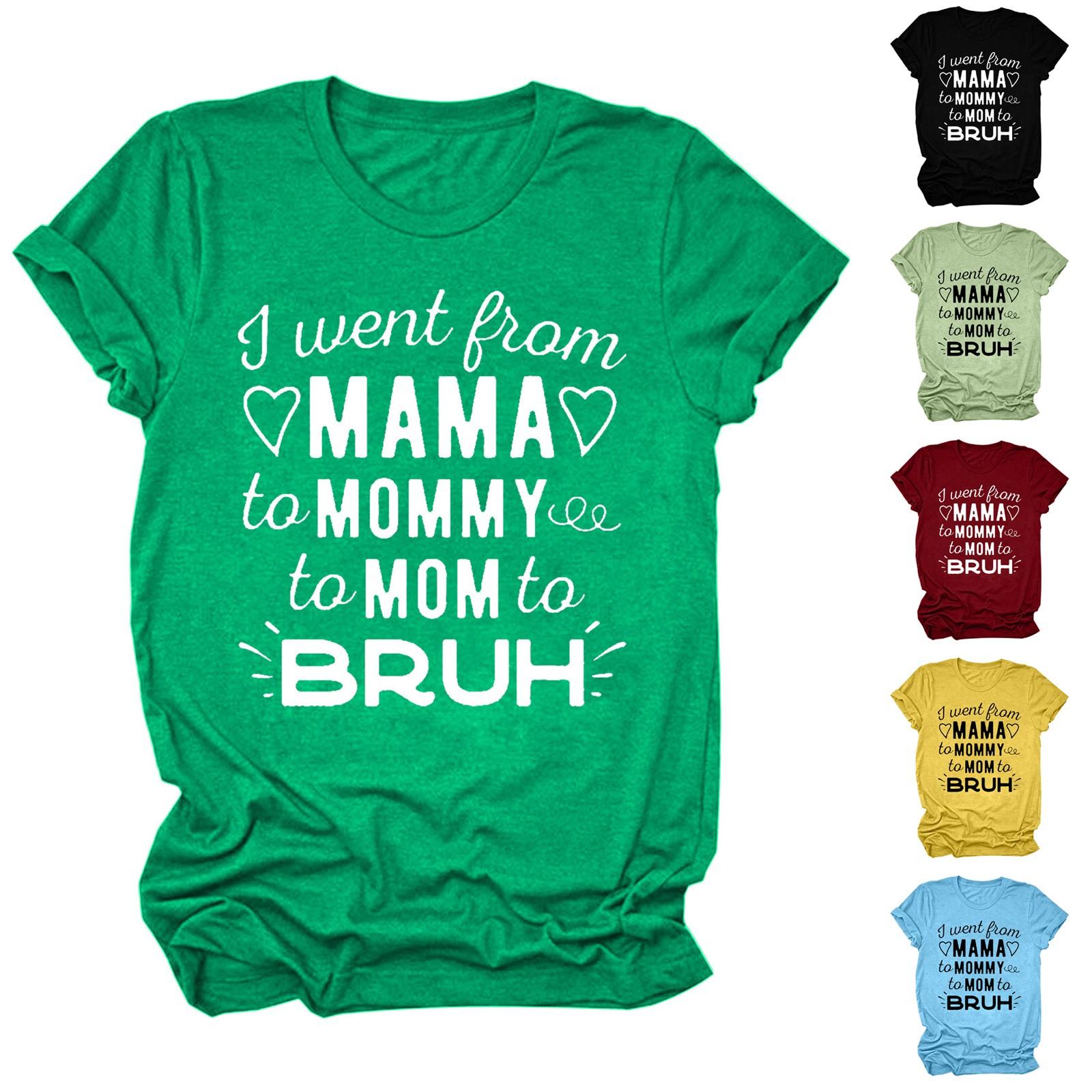 

Женская повседневная свободная футболка с короткими рукавами и принтом букв, блузка, топы