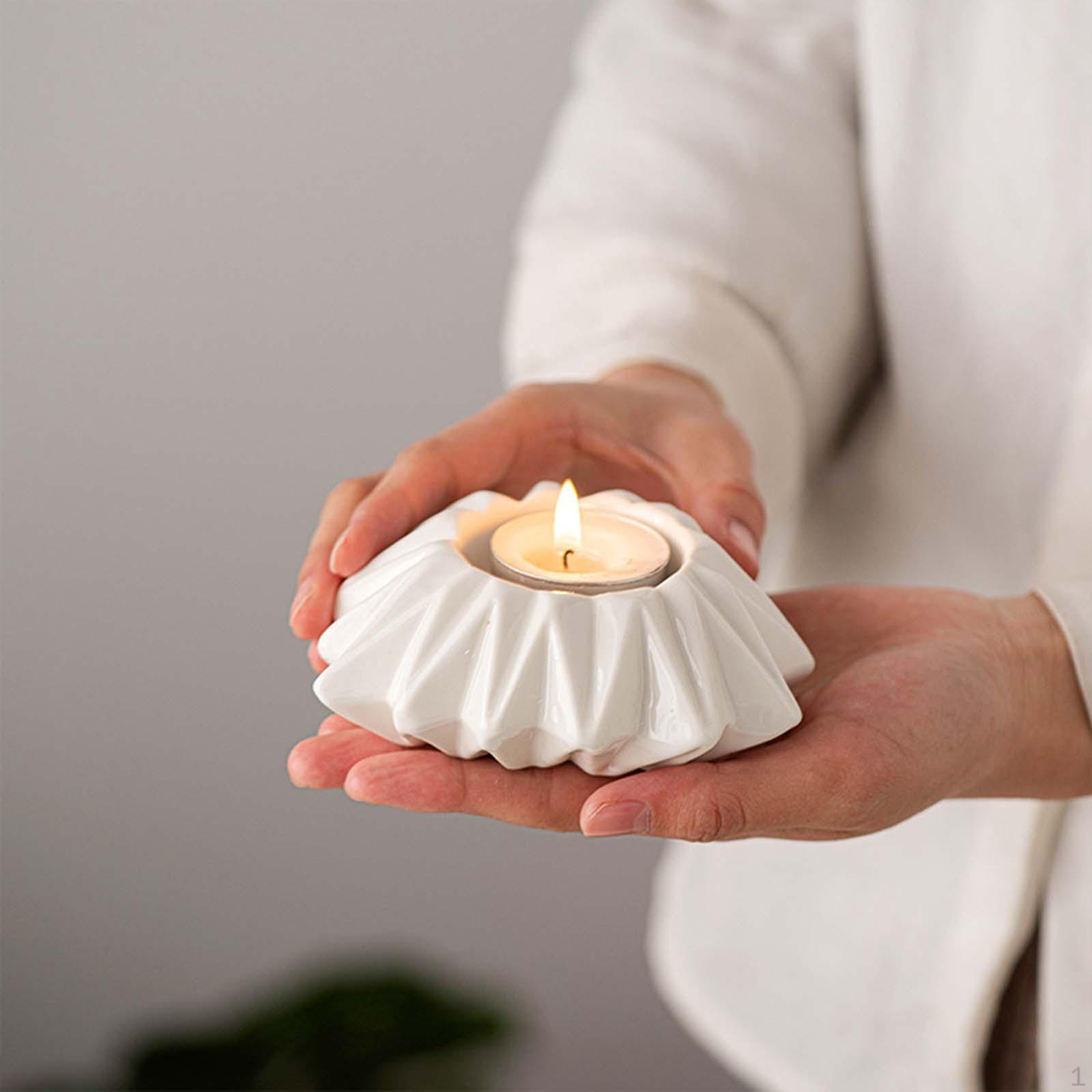 

Candle Holders Stand Base Sticks Holder Candlelight for Dining Room білий