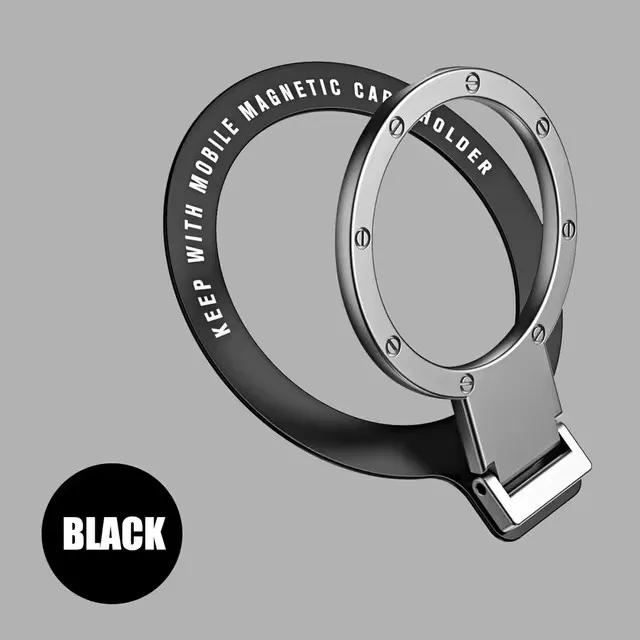 Für MagSafe Magnetischer Ringhalter Mehrwinkel Klebepaste Rack Unterstützung Magnet Fingerring Autohalterung Faltbarer Halter Griff Ständer