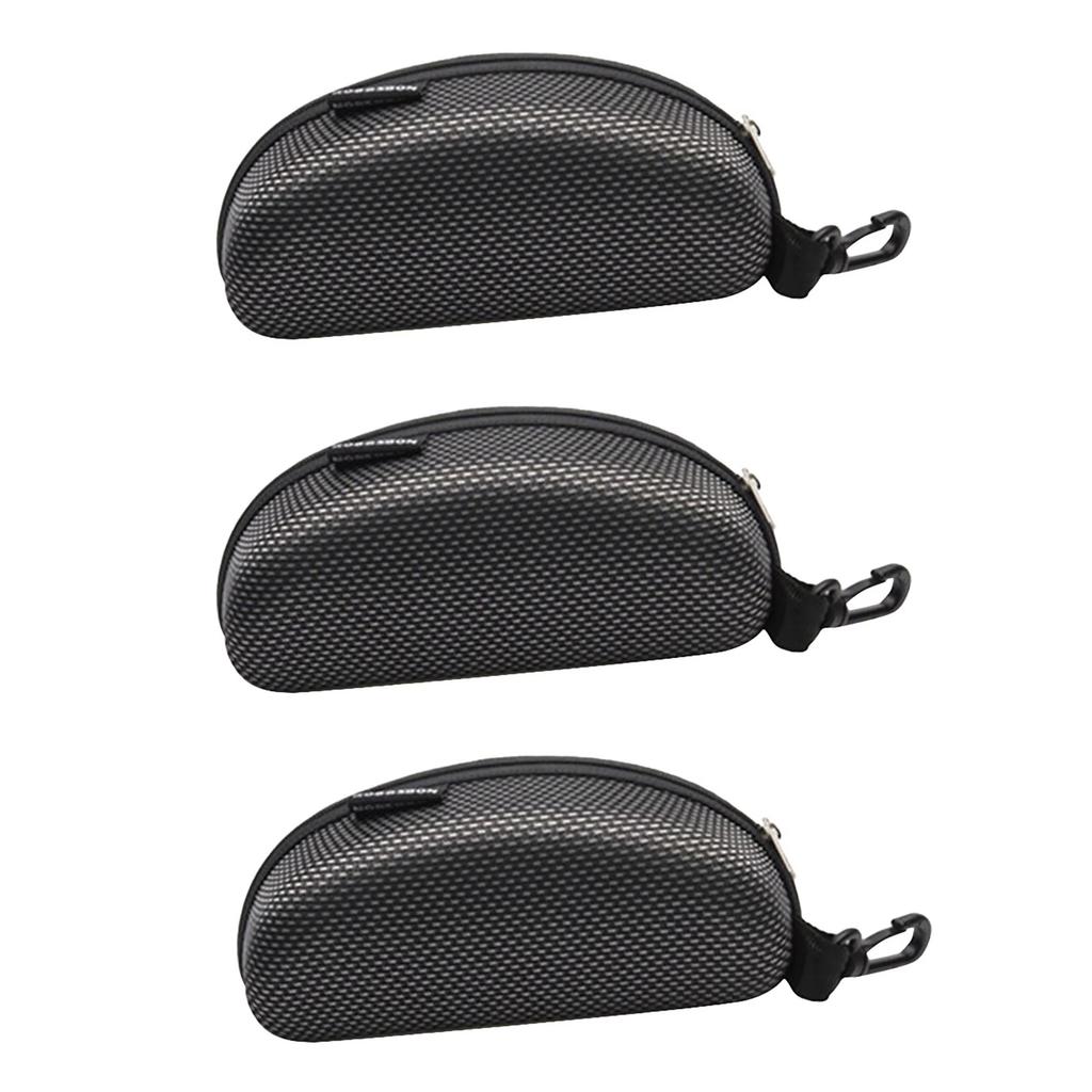 Sunglasses Case Large Size Fits Most Glasses And Sunglassese Carry Bag Hard Zipper Box Travel Pack Pouch Case New 1/3/6pcs