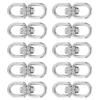 10Pcs Swivel Hooks M6 Double Ended Stainless Steel 8?Shape Shackle Ring Connector