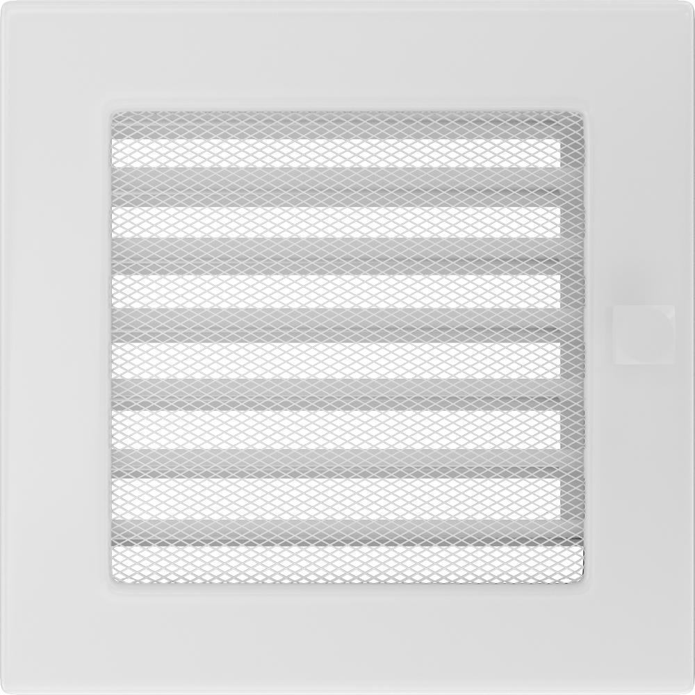 Capac aerisire 17x17 alb cu jaluzele