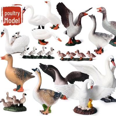 Children's Farm Animal Figurine Set - Chickens, Ducks & Geese