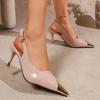Damen Spitz zulaufende Riemchensandalen mit Stiletto-Absatz