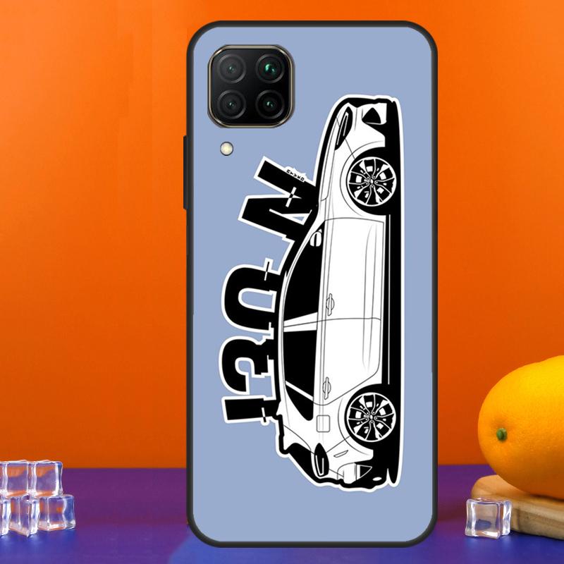 blue car I30N For Huawei Nova 12s 12i 11i 5T 9 10 SE Y91 Y90 Y60 Y70 Y72 Y61 P60 Pro P20 P40 P30 Lite Case