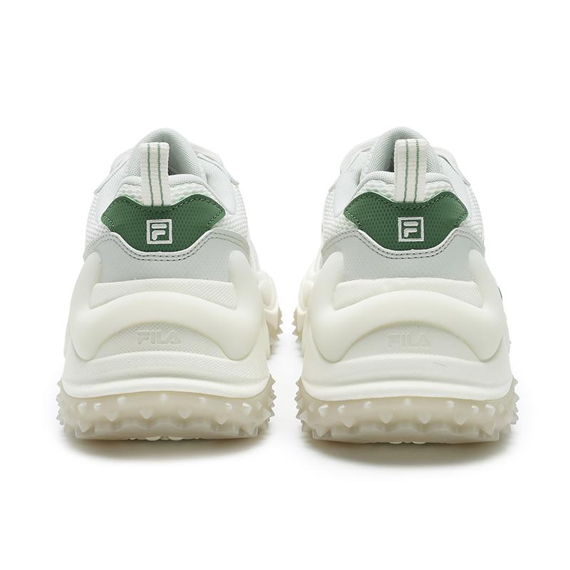Fila Sofia 3 Fishbone Shoes Comfortable Versatile Wear-Resistant Low-Top Casual Shoes Women Sneaker White Green F12W431107FSF