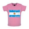 Argentinische Grunge-Flagge – Baby- und Kinder-T-Shirt (Jungen, Mädchen, Unisex) – Buenos Aires, argentinische Flaggen